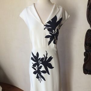 Brand New Narciso Rodriguez Floral Print Dress